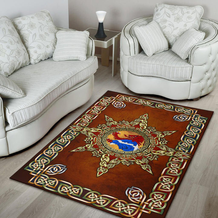 Scotland Celtic Area Rug Celtic Compass