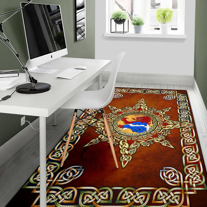 Scotland Celtic Area Rug Celtic Compass