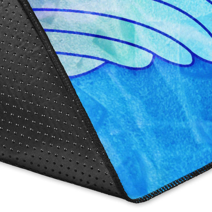 Scotland Celtic Area Rug Celtic Fish With Lion