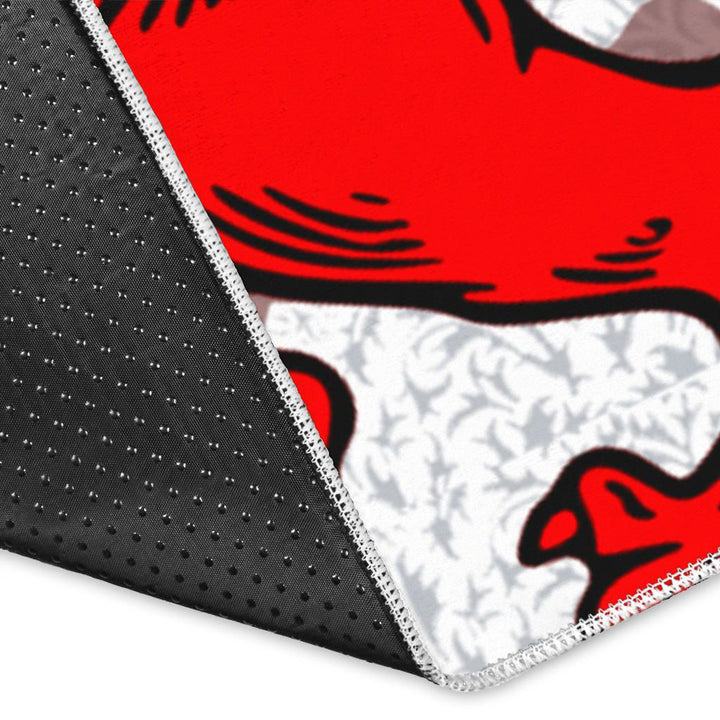 Scotland Celtic Area Rug Scottish Lion and Triskele