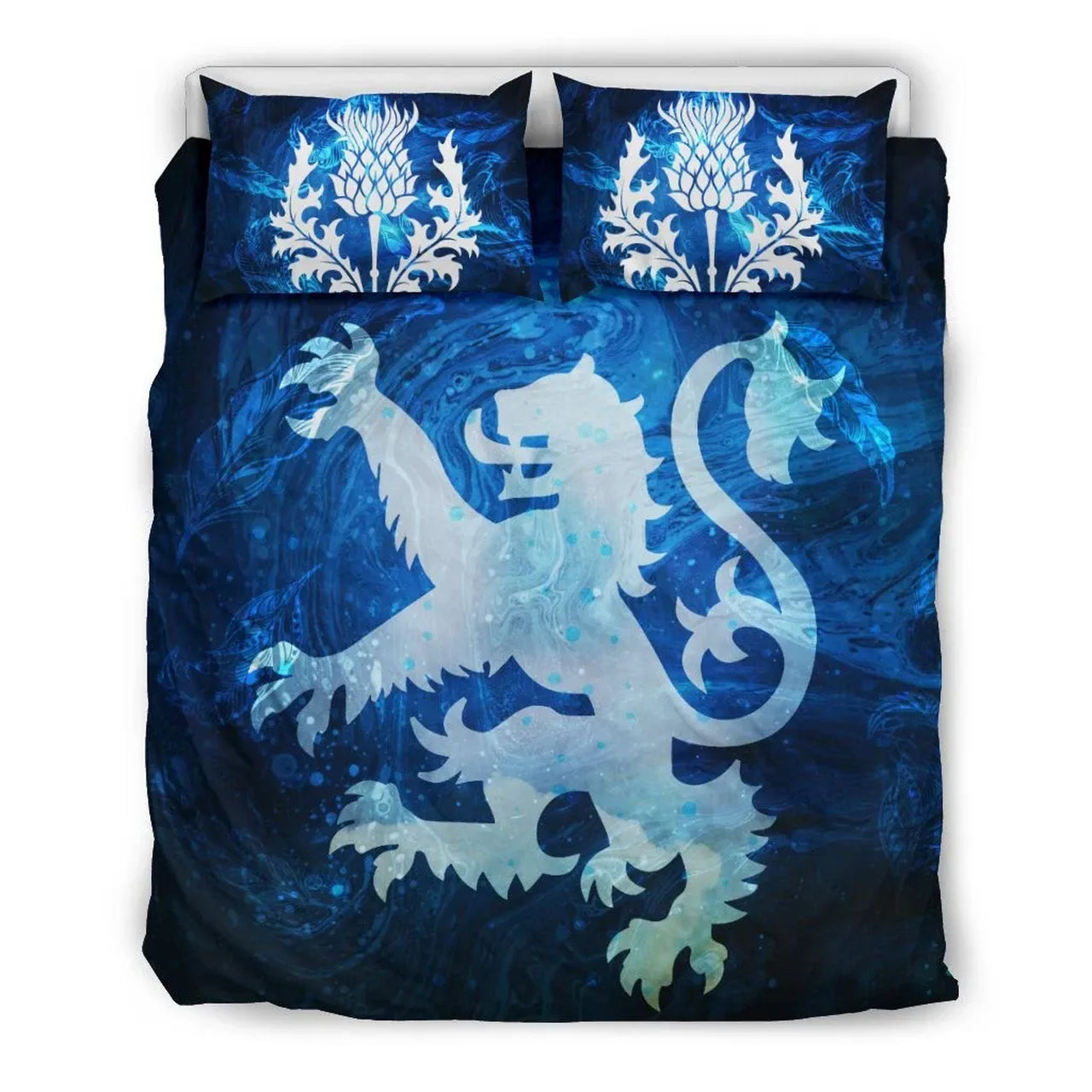 Scotland Lion And Thistles Bedding Set celticprime