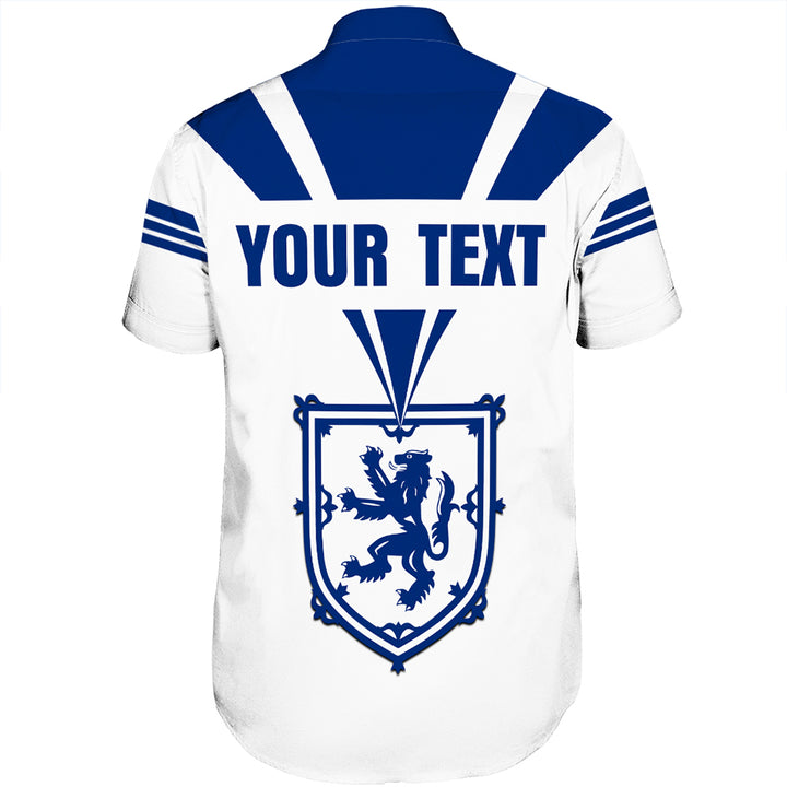 Scotland Royal Blue Short Sleeve Shirt