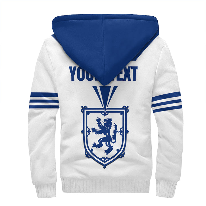Scotland Royal Blue Sherpa Hoodie