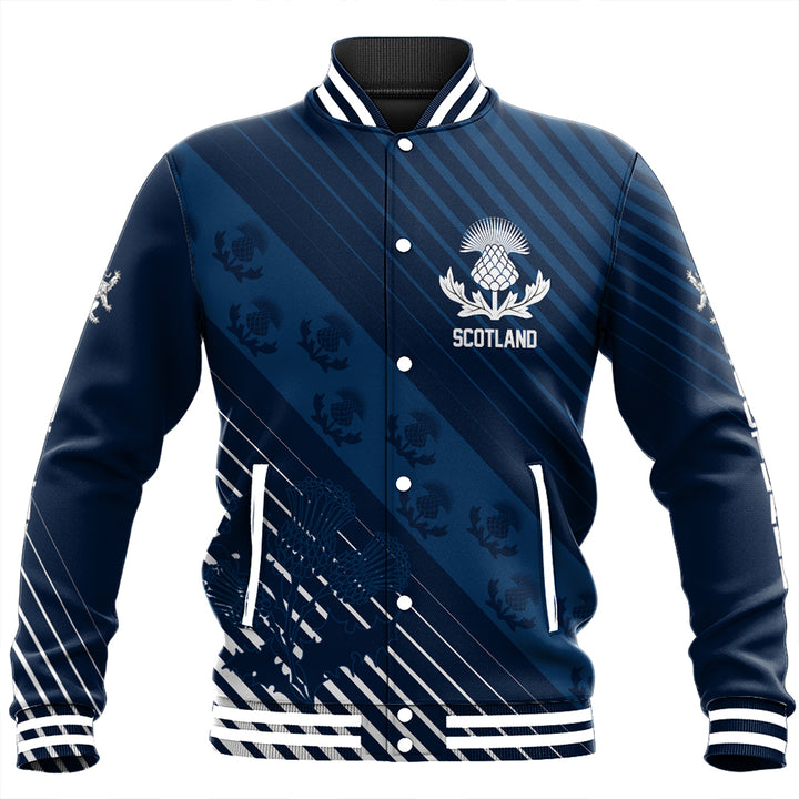 Scotland Thistle Classic Baseball Jacket | Celticprime.com