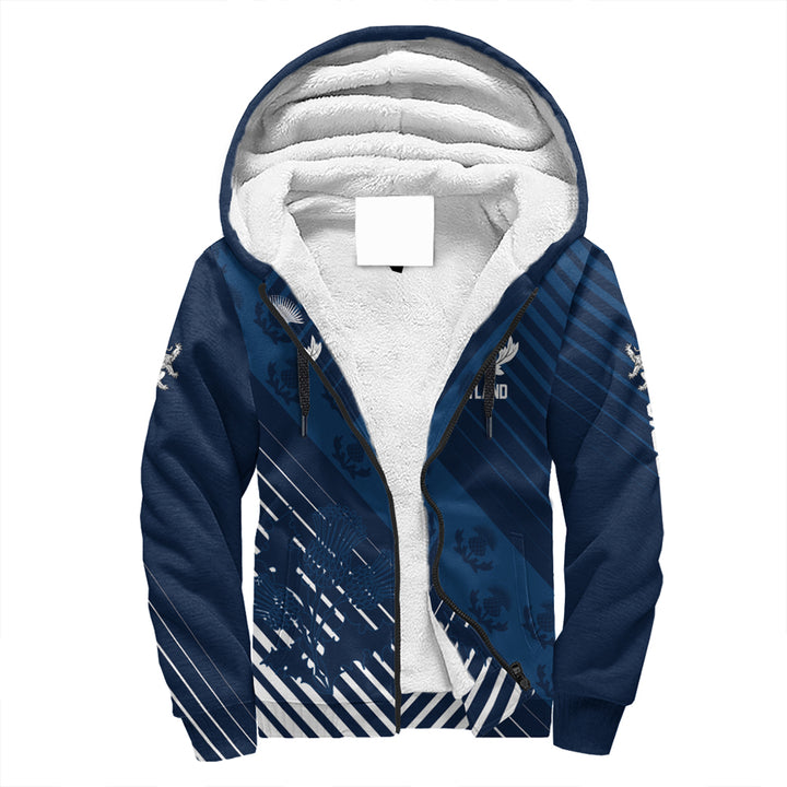 Scotland Thistle Classic Sherpa Hoodie | Celticprime.com