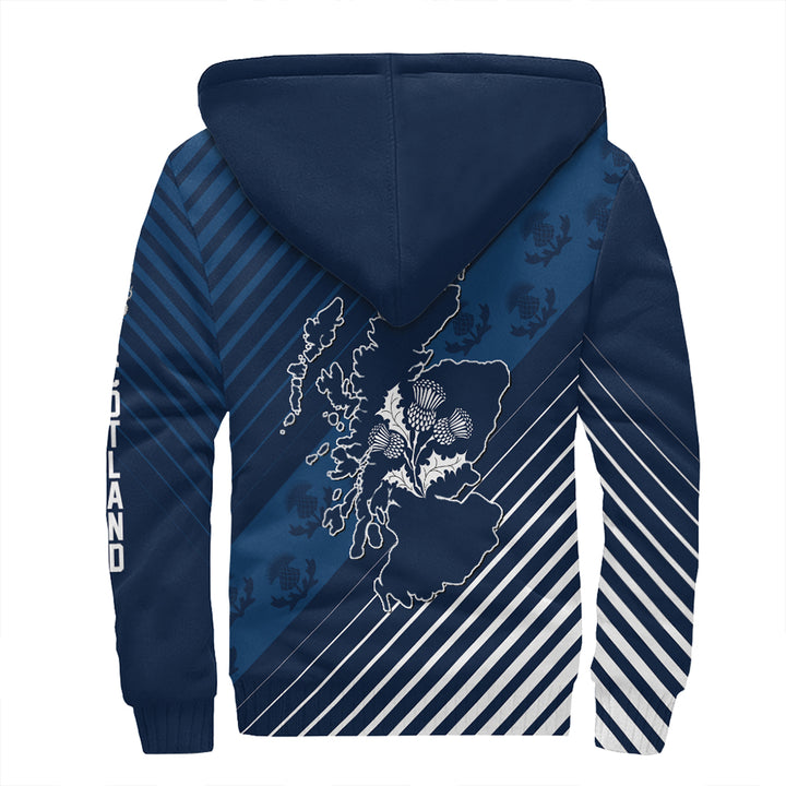 Scotland Thistle Classic Sherpa Hoodie