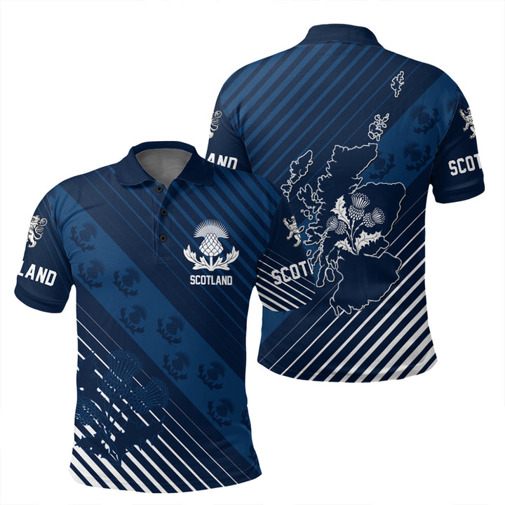 Scotland Thistle Classic Polo Shirt | Celticprime.com