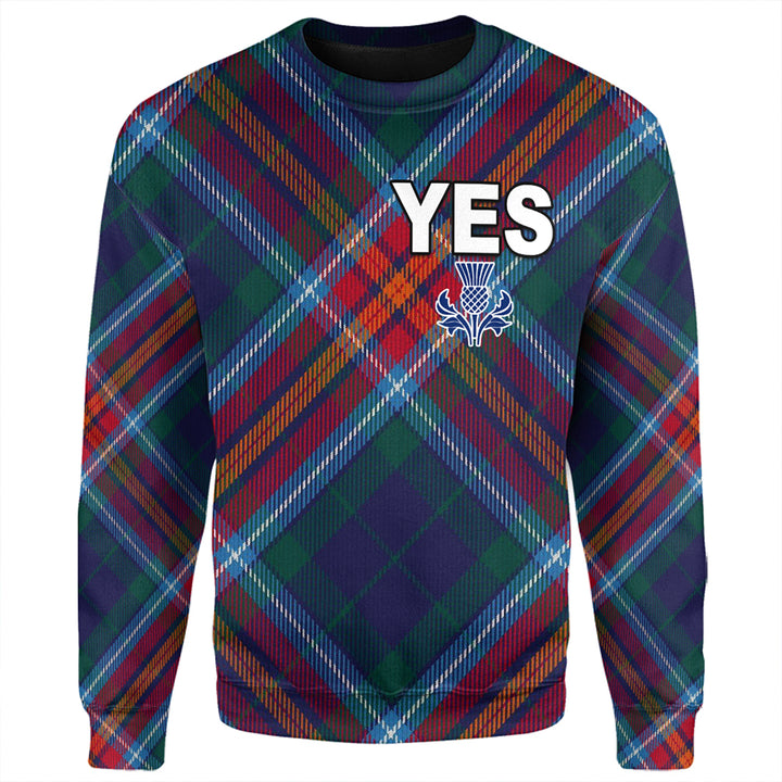 Scotland Tartan Yes Sweatshirt 