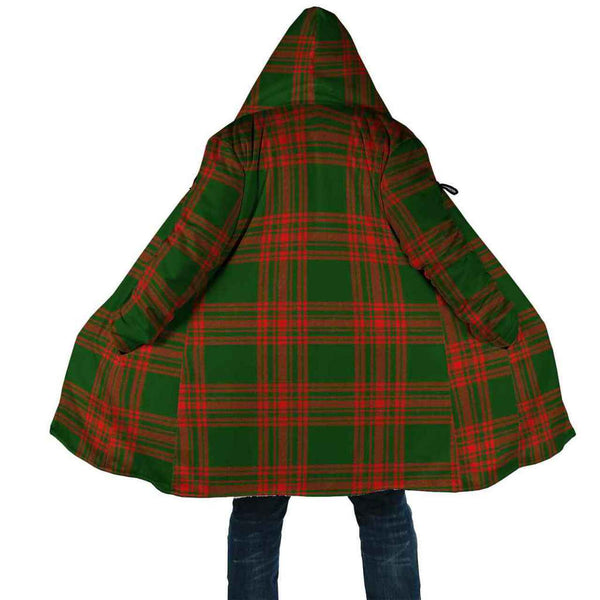 Menzies Green Modern Tartan Classic Cloak